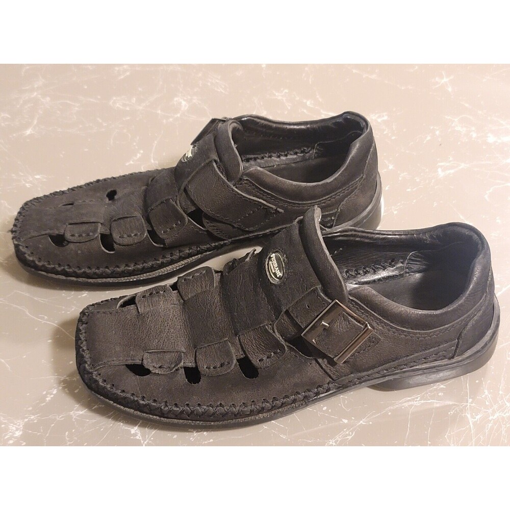 FERRANI~Womens Leather Italian Sandals,size 40 (Appx 9)